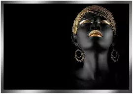 The painting “Cleopatra" on a mirror base