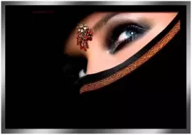 Painting “Oriental fairy tales" on a mirror basis