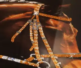 Картина "Лошадь" на зеркале, Swarovski