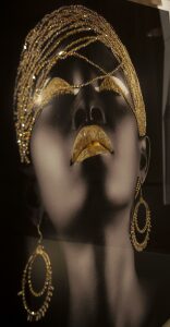 Картина "Клеопатра" на зеркале, Swarovski