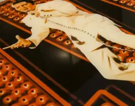 Картина "Элвис" на зеркале, Swarovski