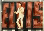 The painting "Elvis" on the mirror (Swarovski)