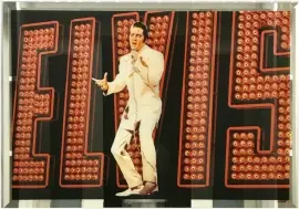 Картина "Элвис" на зеркале, Swarovski