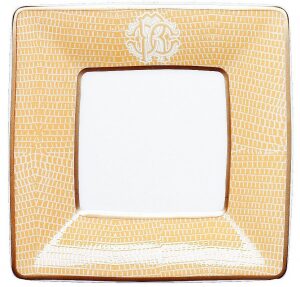 Snack plate "Lizzard gold 2"