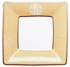 Тарелка для закусок "Lizzard gold 2"