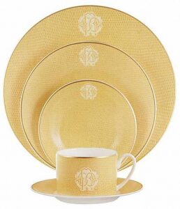 Snack plate "Lizzard gold 2"