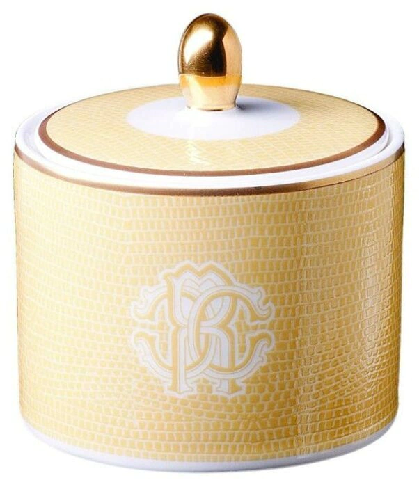 Sugar bowl "Lizzard gold"