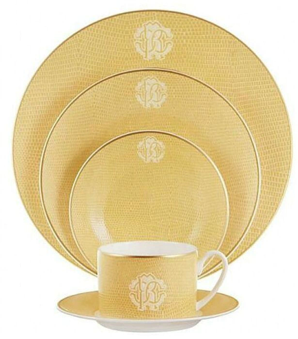 Sugar bowl "Lizzard gold"