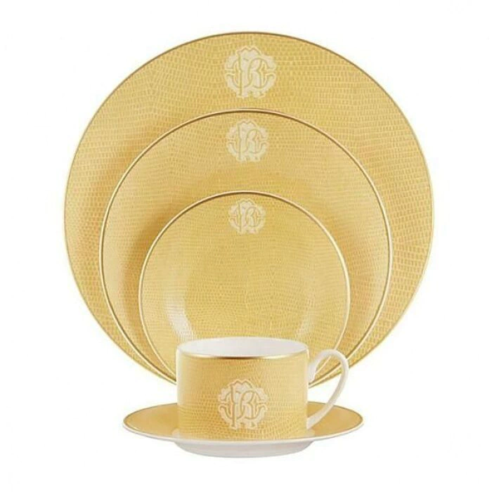 A bowl for fruit salad "Lizzard gold"