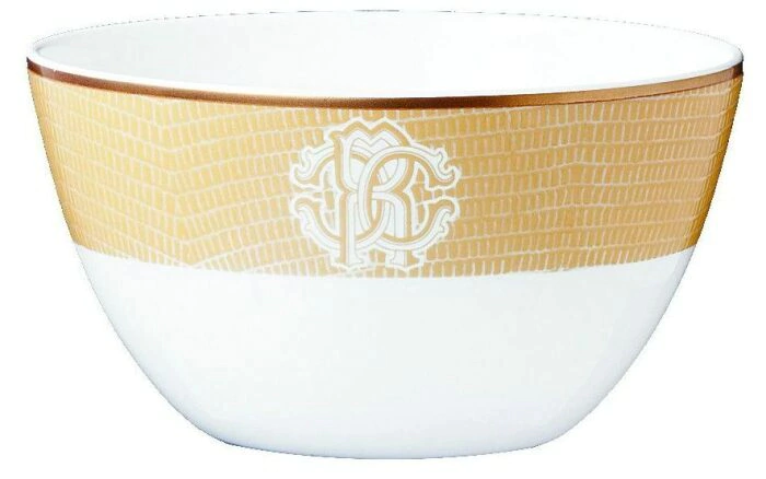 Lizzard gold bowl