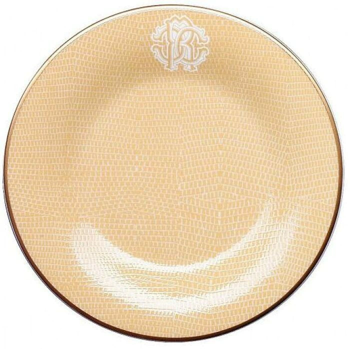 Bread plate "Lizzard gold"