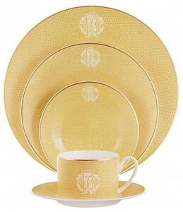 Fruit plate "Lizzard gold"