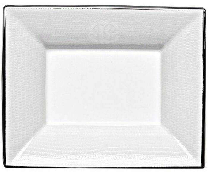 Snack plate "Lizzard platin 1"