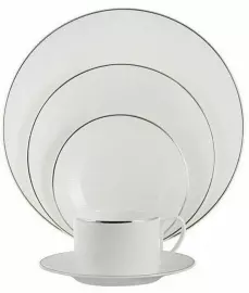 Тарелка для закусок "Lizzard platin 1"