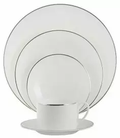 Тарелка для закусок "Lizzard platin"