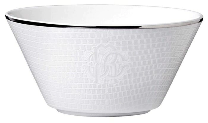 A bowl for fruit salad "Lizzard platin"