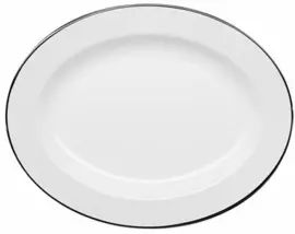Блюдо овальное "Lizzard platin"