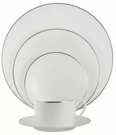 Блюдо овальное "Lizzard platin"