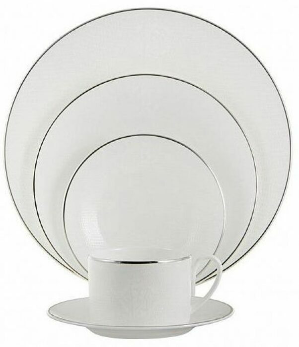 Oval dish "Lizzard platin"