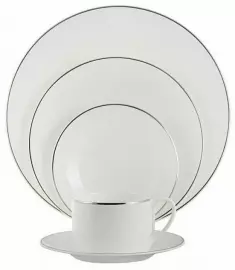 Тарелка "Lizzard platin"