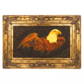 Картина из янтаря "Гордый орел"