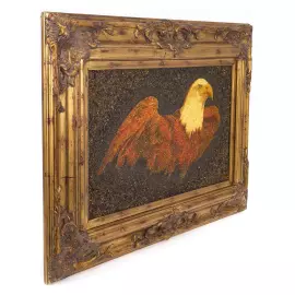 Картина из янтаря "Гордый орел"