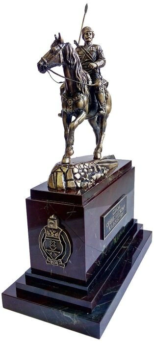 Statuette "Monument to the Orenburg Cossacks"