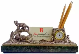 The Sable Family business card holder