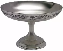 Ваза для фруктов из серебра