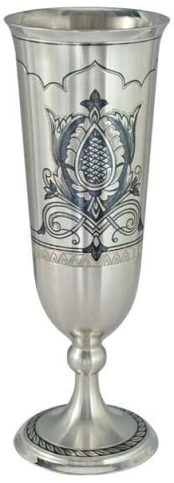 Cocktail glass made of silver