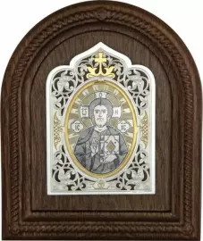 Икона из серебра "Господь Вседержитель"
