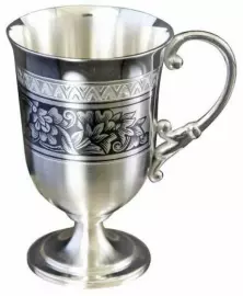 Кофейная чашка из серебра "Цветущая ветвь"
