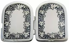 Икона-складень серебряная "Казанская Богоматерь"