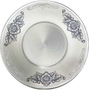 Silver tea saucer