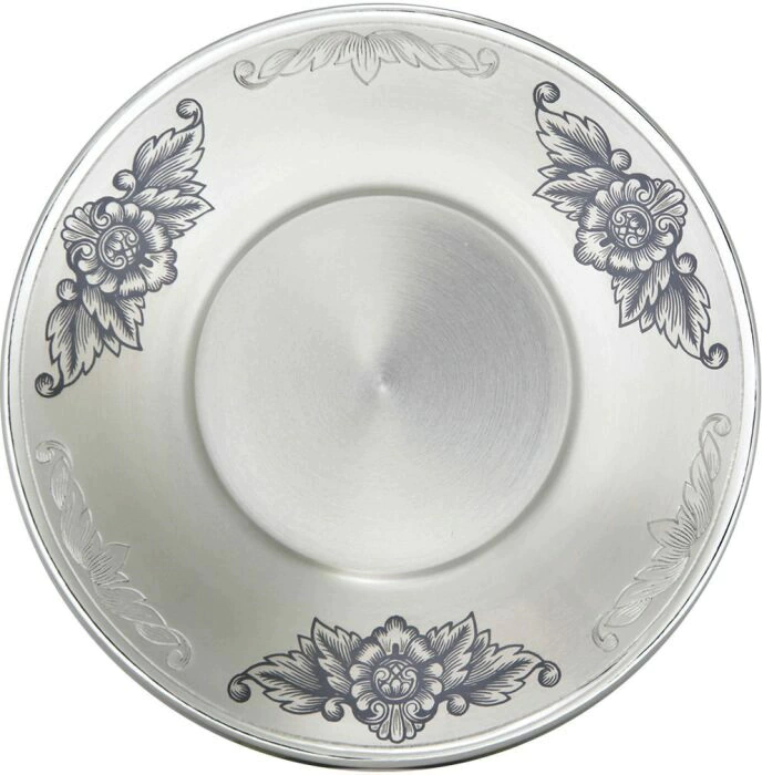 Silver tea saucer