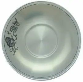 Блюдце серебряное "Бабочка"