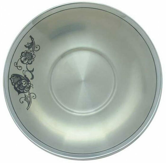 Silver saucer "Butterfly"