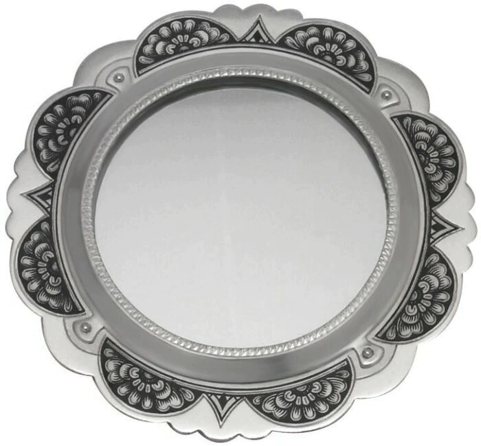 Silver mirror "Flower"