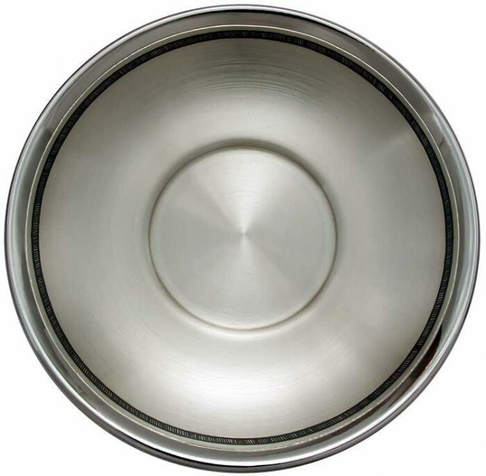 Silver saucer "Month"