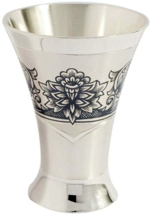 Silver liqueur glass "Dawn"