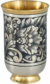 Чарка из серебра "Тюльпаны"