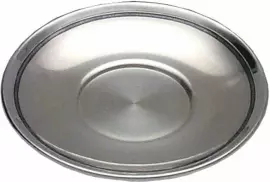 Блюдце серебряное к чайной чашке "Цветы"