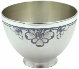 Подставка для ситечка из серебра