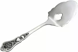 Лопатка для торта серебряная "Хризантема"