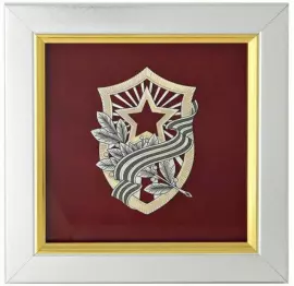 Панно серебряное "Победа"