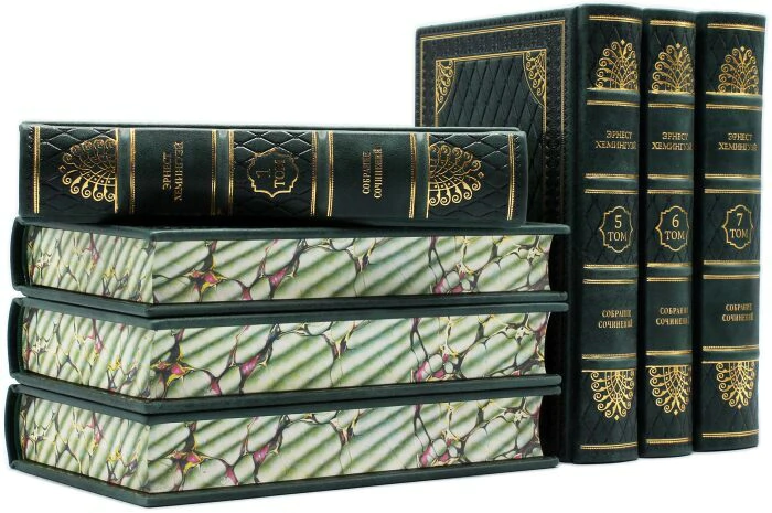 The collected works of Ernest Hemingway in 7 volumes (plain binding)
