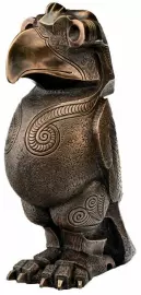 The author's bronze sculpture "The Sumerian Sage"