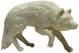 Скульптура из бивня мамонта "Лесной волк"