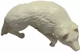 Скульптура из бивня мамонта "Лесной волк"