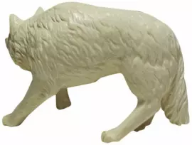 Скульптура из бивня мамонта "Лесной волк"